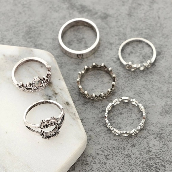 🌷 Midi Rings OWL Set - Picture 3 of 7